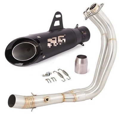 Full System Exhaust Header Pipe Muffler Tips For Yamaha MT-07 YZF R7 2014-2025 