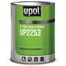 U Pol Products 2275 National Rule High Build Primer, 1 gal Tin, Black, 4:1 Mixin