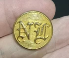 civil war National Lancers Coat Button