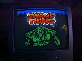 Swamp Thing NES Cartridge and Manual
