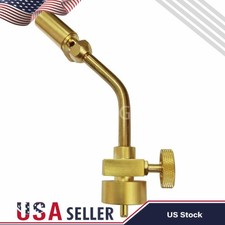 Brass Pencil Flame Propane Torch Head Large Start Metal Handle Torch MAPP Gas