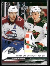 2023-24 Upper Deck #200 Nathan MacKinnon / Kirill Kaprizov CL