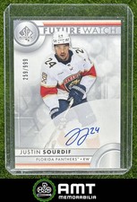 Justin Sourdif RC Auto 2023-24 Upper Deck SP Authentic 259/999 Future Watch