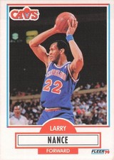 1990-91 Fleer - Larry Nance #35 EX-NM
