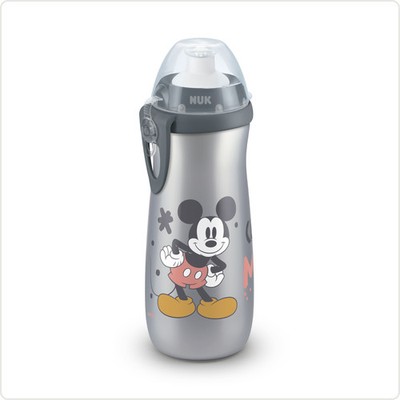 NUK Disney Mickey Mouse Sports Cup Mickey mit Soft-Push-Pull-Tülle ab 24 Monate