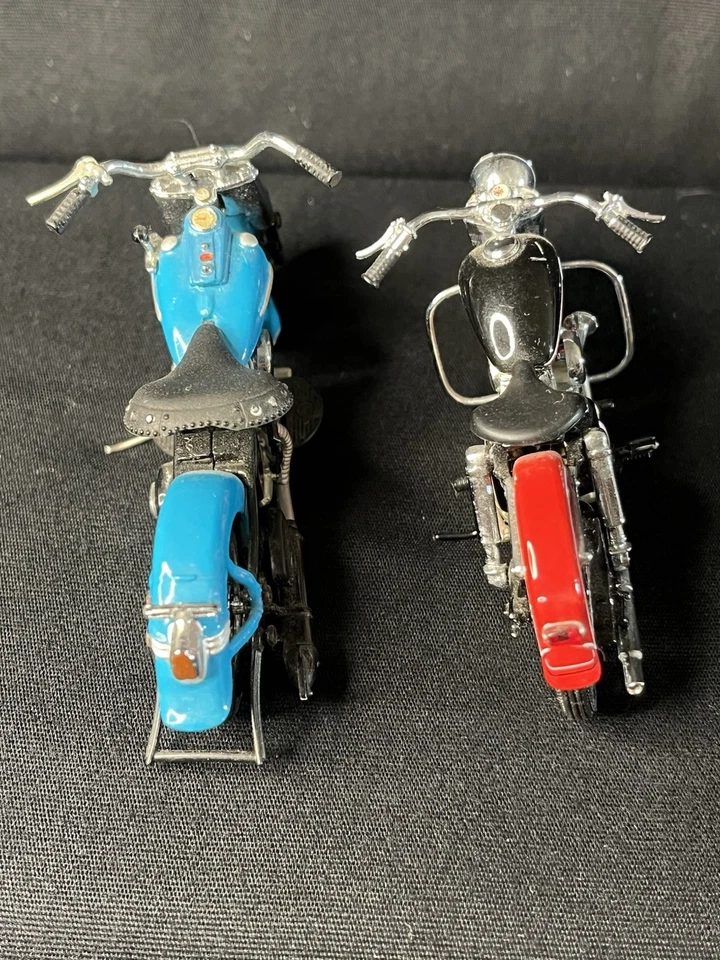 FRANKLIN MINT 1949 1957 HARLEY DAVIDSON Hydra Glide FL XL Sportster Lot 1:24 SEE - Image 3 of 4