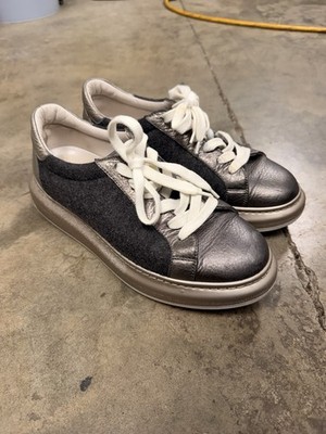 brunello cucinelli women shoe sneaker 39.5 wool