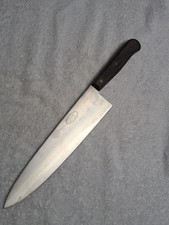 VTG  Davpol Chef Knife Stainless Steel Wood Handle Made in Portugal 10.5” BLADE