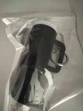 Mini "Stanley Style" Tumbler Keychain Chapstick Holder Black