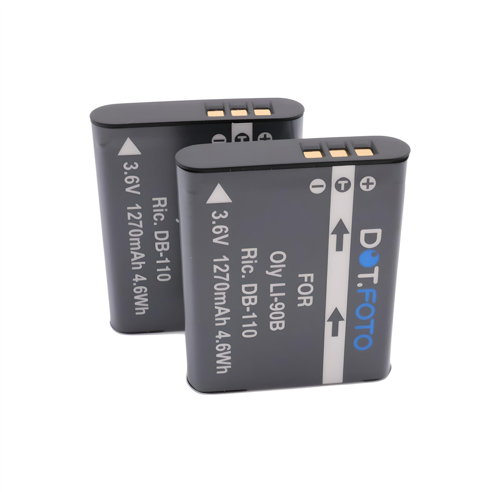 2x LI-90B LI-92B Battery for Olympus TG-2 TG-3 TG-4 TG-5 XZ-2 TG-Tracker DS-9500
