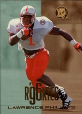 1996 Ultra #176 Lawrence Phillips RC Rookie Card. rookie card picture