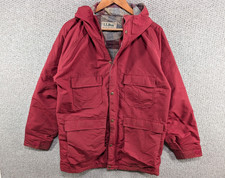 LL BEAN Vintage Baxter State Parka Waterproof Wool Lined USA Jacket Coat Men's M