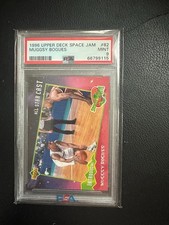 1996 UPPER DECK SPACE JAM #82 MUGGSY BOGUES PSA 9~ Pop 5~ 2 higher~