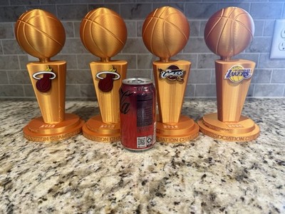 Lebron James trophy collection gold Larry O'Brien 10 inches pla plastic 4 total