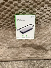 Belkin Connect USB-C 6-in-1 Multiport Adapter AVC008BTSGY - Sealed - SEE PICS