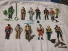 GI Joe ARAH Lot of  12 Figures, Accessories And Parts. Over 45 items in total