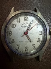 Vintage Lord Alton Manual Wind Watch ID Wearever Case 1950s Military Style