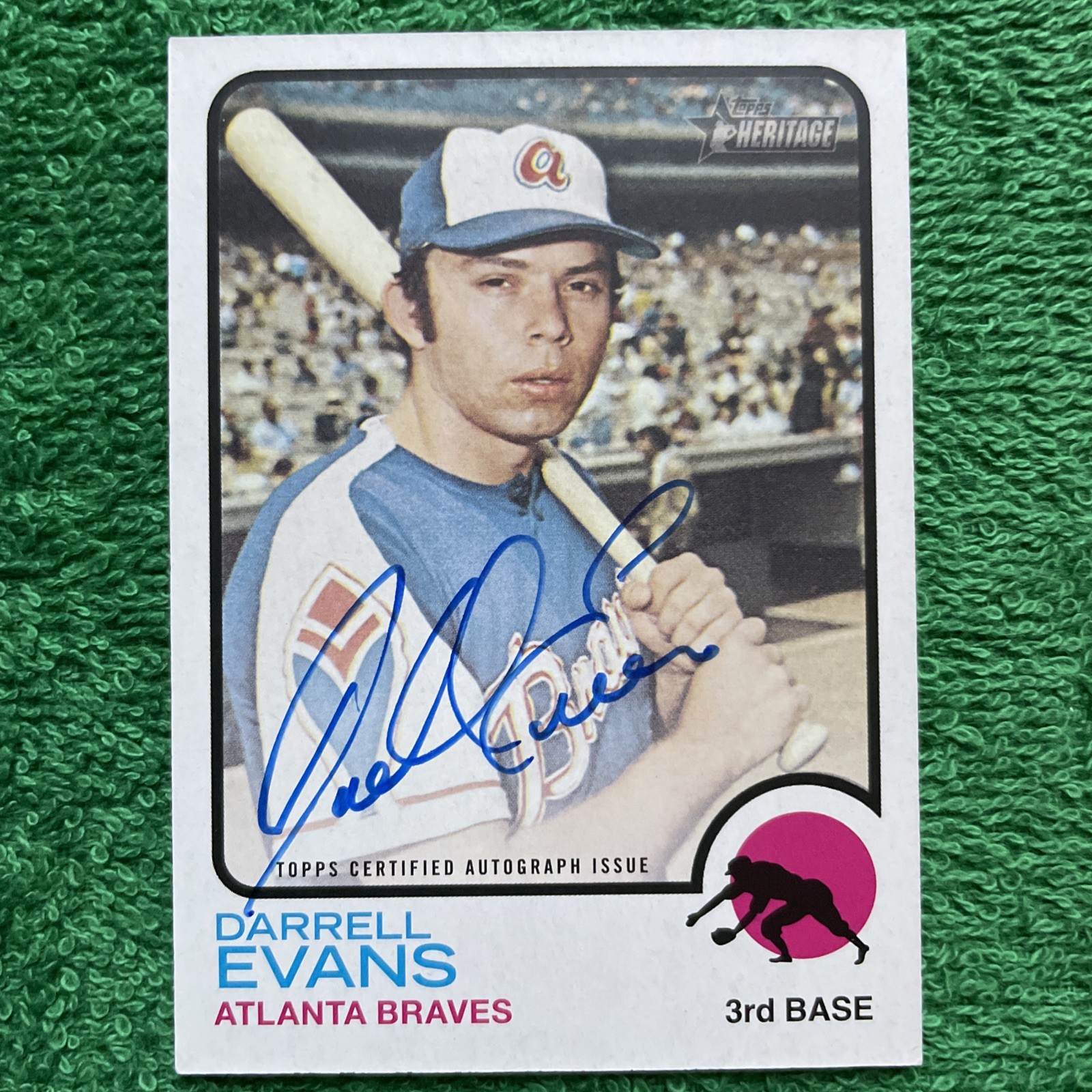 2022 Topps Heritage - Real One Autographs Darrell Evans #ROA-DE (AU)