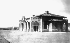 Railroad Train Station Depot El Granada California Ca - Reprint