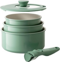 Redchef TöPfe Set Mit Abnehmbaren Griffen, Antihaft Keramik Topfset 16/18/20Cm