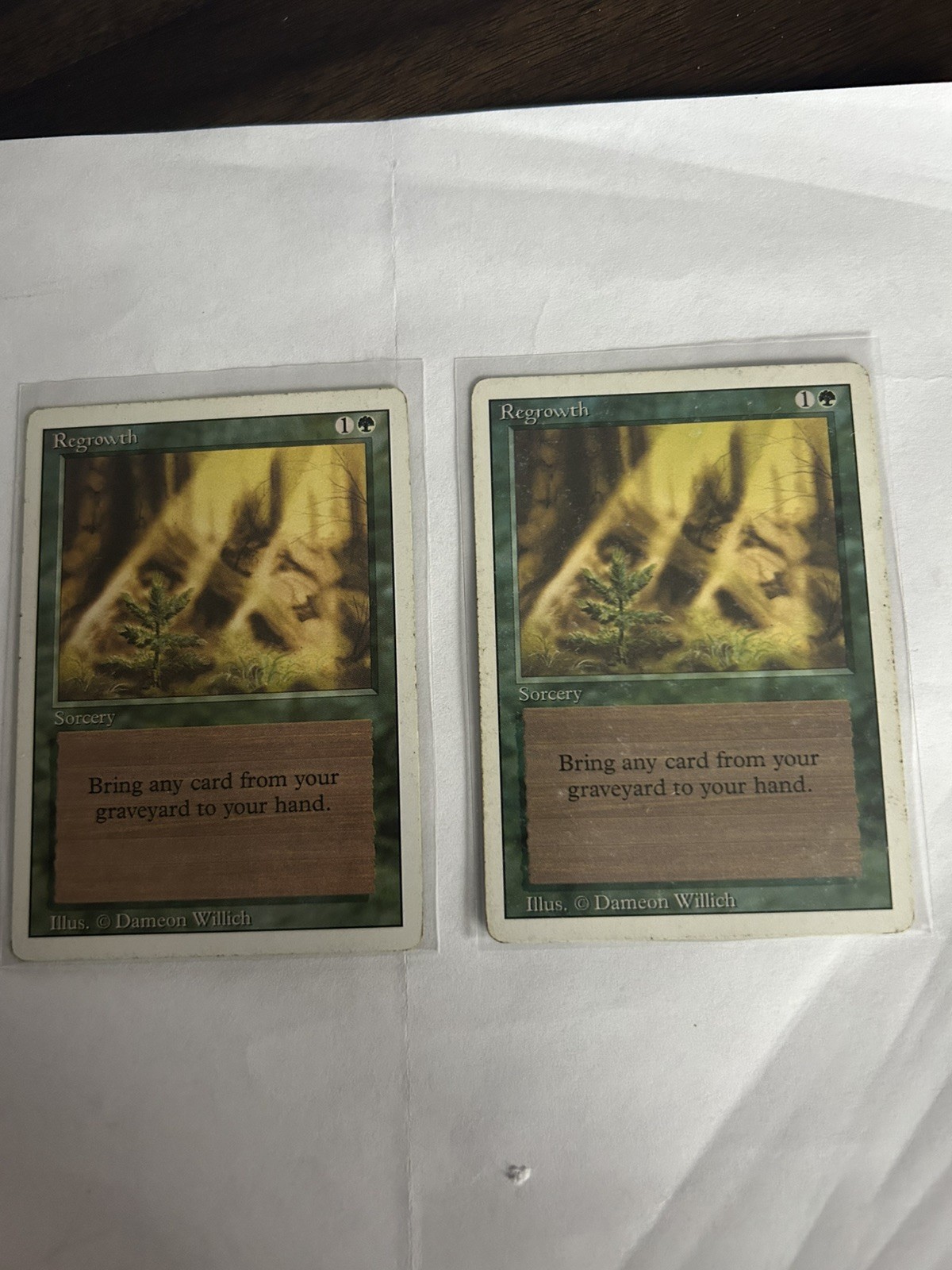 2 Unlimited Regrowth Magic The Gathering