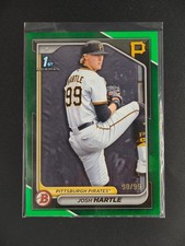 Josh Hartle 2024 Topps Bowman Draft Baseball 1st Bowman Green 90/99 [3hk