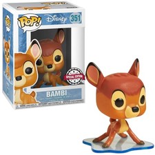 Funko Pop Disney Figuras Bambi en Hielo #351 Pop Exclusive