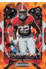 2021 Panini Prizm Draft Picks - Dylan Moses #190 Orange Ice Prizm (RC)