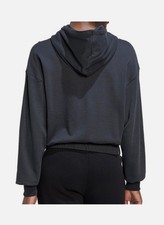 Adidas Women SL Crop Sweat L/S Shirts Dark-gray Hoody Shirt Tee Jersey HH8510