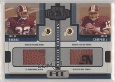 2005 Playoff Honors Rookie Tandems Footballs Carlos Rogers Jason Campbell 0l2q