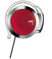 JVC JAPAN Ear Fit Headphone stereo headphones HP-AL202-W Metalic Red