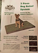 New in Box: Petmaker Three-Part Indoor/Outdoor Dog Relief System 16x20