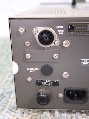 Vintage Leader 5860C Waveform Monitor 525Lines Only Power
