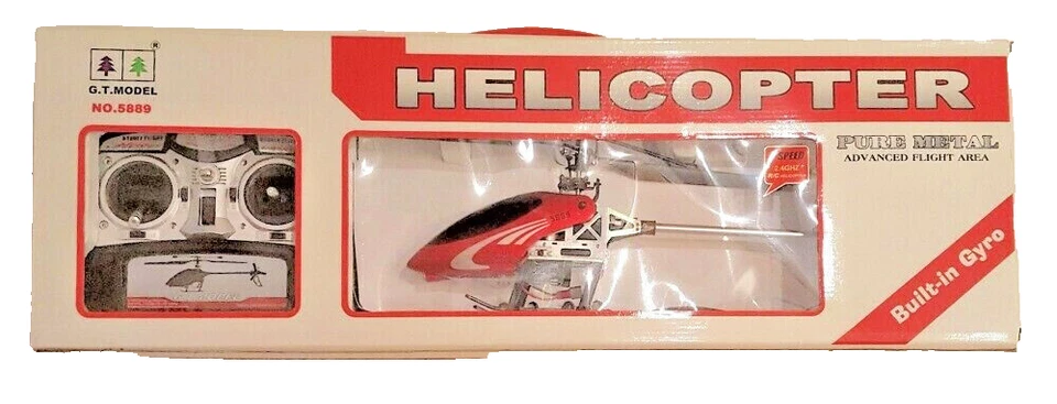 Helicóptero RC De Alta Gama Gyroskope GT Power 4 Canales Batería 2,4 GH 225g - Imagen 3 de 4