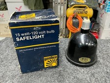 Yankee Photo Safe Light 110 Volt 15 Watt SL-3 Darkroom Orange
