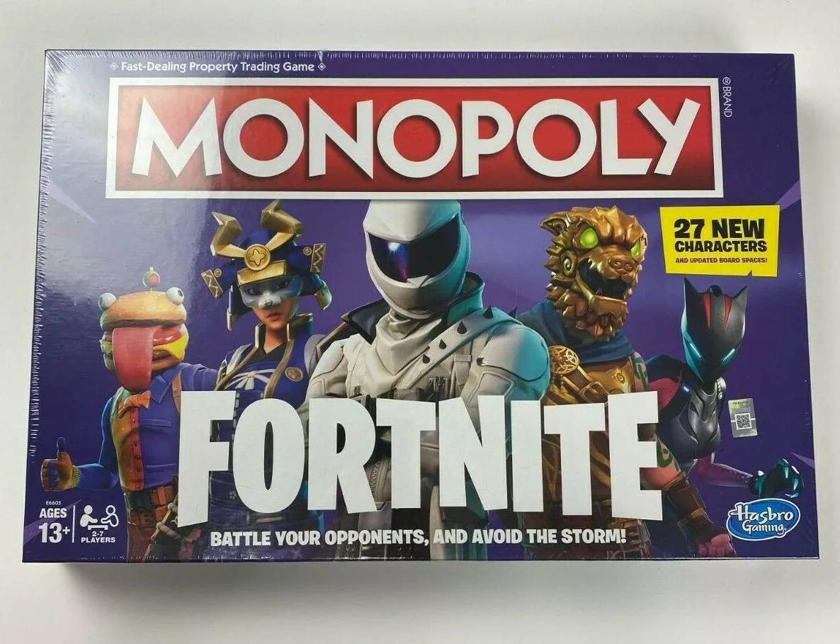 Hasbro FORTNITE MONOPOLY Ages 13+ 2-7 Players