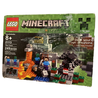 LEGO® Minecraft® 21113- The Cave- 249 Pieces- New Product in