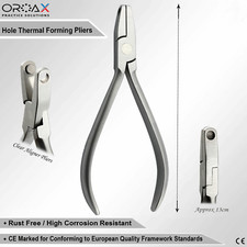 Dental Orthodontic Clear Aligner Hole Punch Pliers Thermal Dot & Dimple Retainer