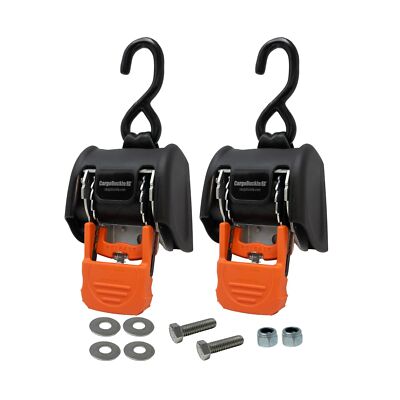 CargoBuckle G3 Bolt On Retractable Ratchet Straps Heavy Duty, 3,500 lbs Break...