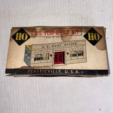 PLASTICVILLE POST OFFICE KIT PO-1 COMPLETE SET WITH ORIGINAL BOX UN- ASSEMBLED