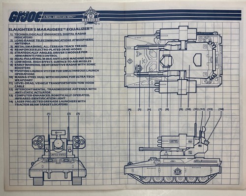 "ECUALIZADOR" G.I. JOE * Tanque * Merodeadores de la matanza (6719) - Imagen 8 de 13