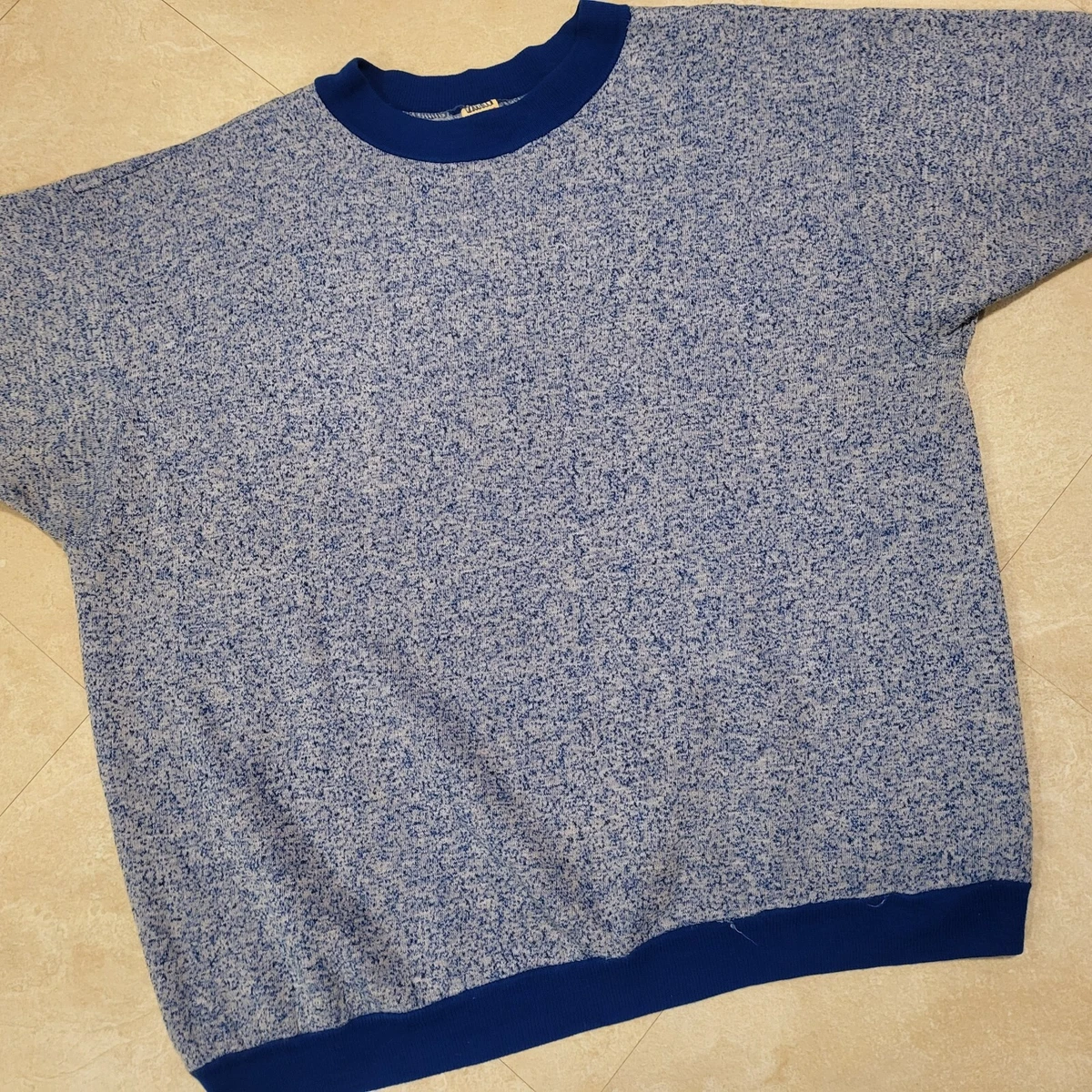 Short sleeve online crewneck sweater