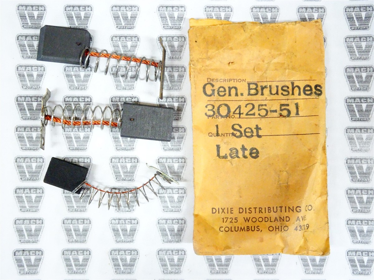 Harley Davidson NOS NEW 30425-51 Set of Brushes (3) EL FL FLH UL