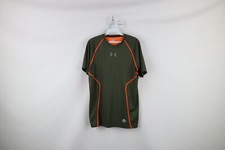 Under Armour Mens Size Small NFL Combine Fitted Vented Training Gym Shirt Green