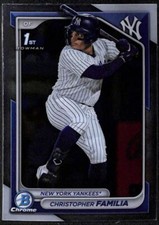Christopher Familia 2024 Bowman Chrome 1st Bowman (b) New York Yankees #BCP-154