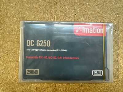 Imation DC 6250 Data Cartridges 250 MB 46157 SLR1 QIC-120 QIC-120 NEW SEALED