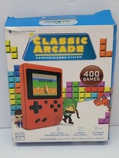 Rare Classic Arcade Handheld Gaming System 400 Games TV A/V Cables Included