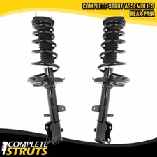 For 2008-2013 Toyota Highlander AWD Struts & Coil Springs Complete Rear Pair