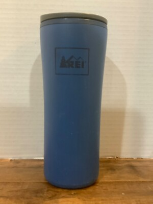 #ad REI Co op Recycled Water Bottle Tumbler Matte Blue Flip Lid 16 fl. oz $18.99