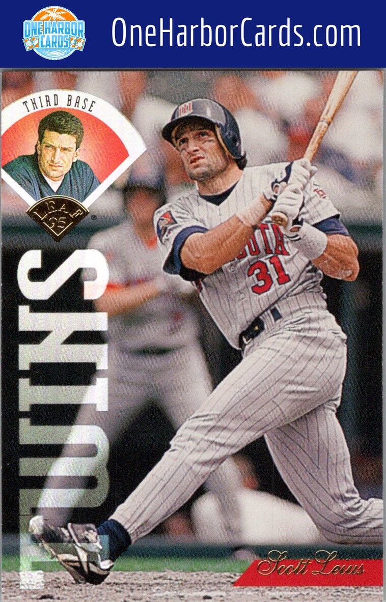 1995 Leaf Minnesota Twins #49 Scott Leius
